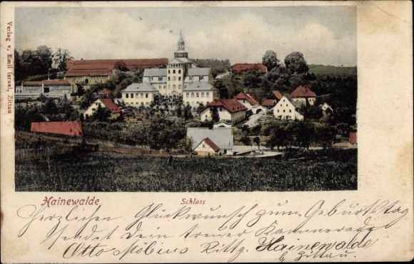 Ak Hainewalde Oberlausitz, Schloss