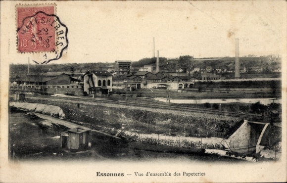 Ak Essonnes Essonne,  Papeteries