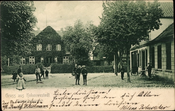 PC Hohenwestedt in Holstein, lot at the mental hospital
