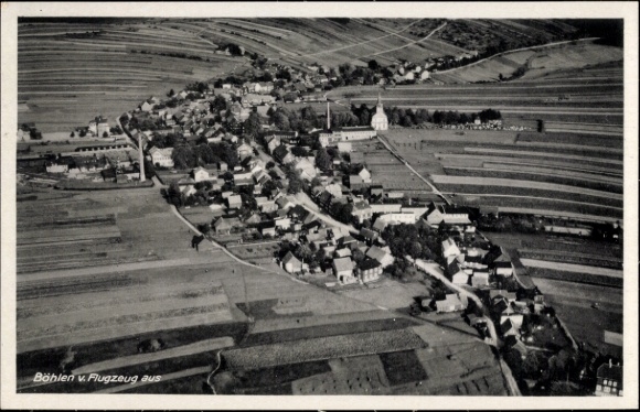 Postcard Böhlen Großbreitenbach in Thuringia, aerial photograph