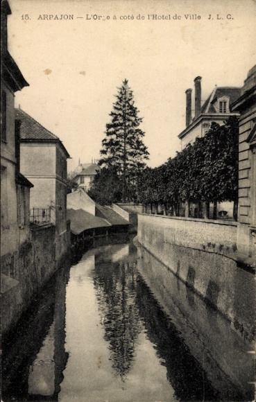 Ak Arpajon Essonne, Orne, Rathaus