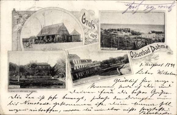 Postcard Ostseebad Dahme in Holstein, general view