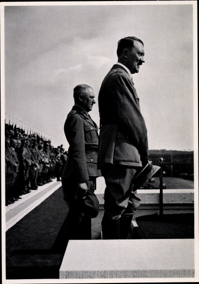 Collective picture Adolf Hitler, Reich Labor Leader Hierl, RAD, Reich Party Rally 1935, collective work 15 picture 31