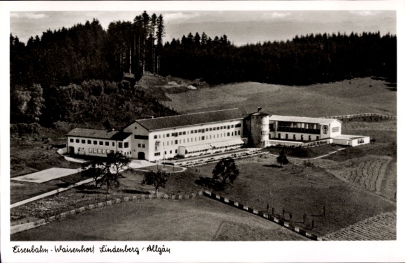 Postcard Lindenberg im Allgäu Swabia, Railway Orphanage