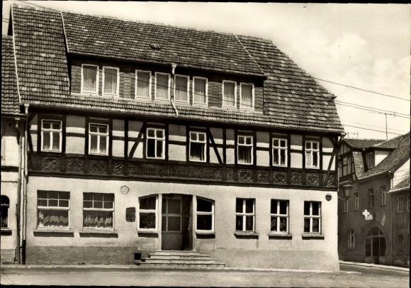 Postcard Blankenhain in Thuringia, FDGB recreation home Zum güldenen Zopf