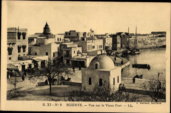 10 alte Ak Bizerta in Tunesien, verschiedene Ansichten