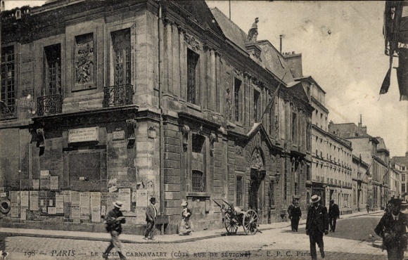 Ak Paris III Marais, Carnavalet-museum