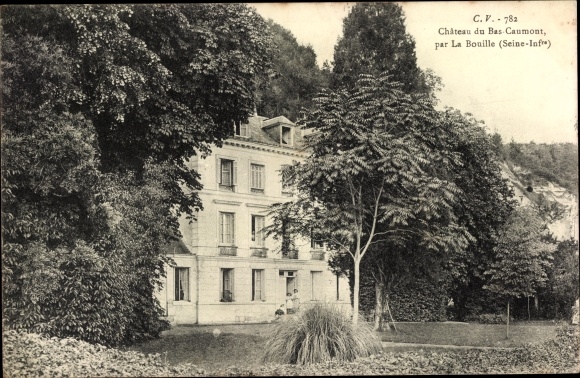 Postcard La Bouille Seine Maritime, Chateau du Bas Caumont