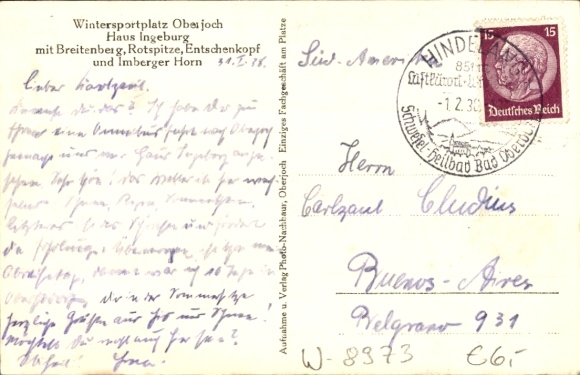Ak Oberjoch Bad Hindelang in Oberallgäu, Oberjochpas, Adolf Hitlerpas, Oberjoch Adolf Hitler...