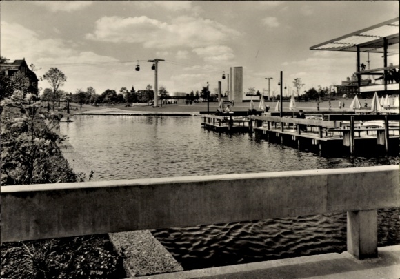 Ak Hamburg, Int. Gartenbau-Ausstellung IGA 1963, Teehaus, Theatergarten, Garten Brasilia, Seilbahn