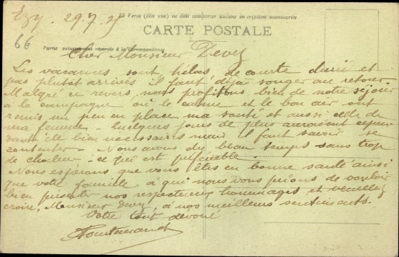 Postcard Ezy Eure, The Banks of the Eure