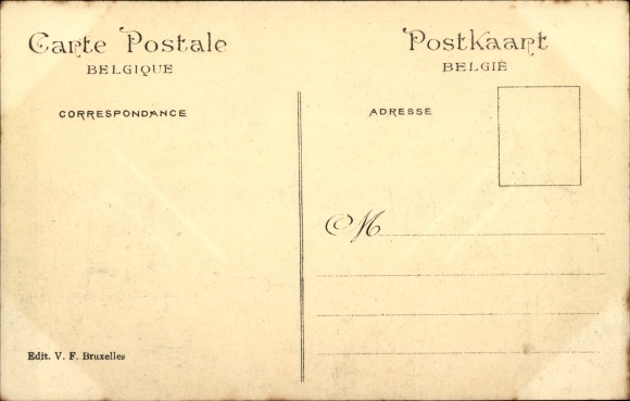 Pocztówka Bruksela, Wystawa Światowa 1910, Pawilon Monako