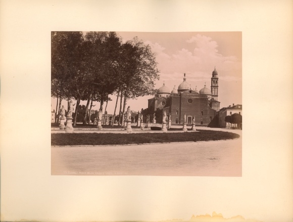 foto rond 1880, Padova Padua Veneto, Prato della Valle