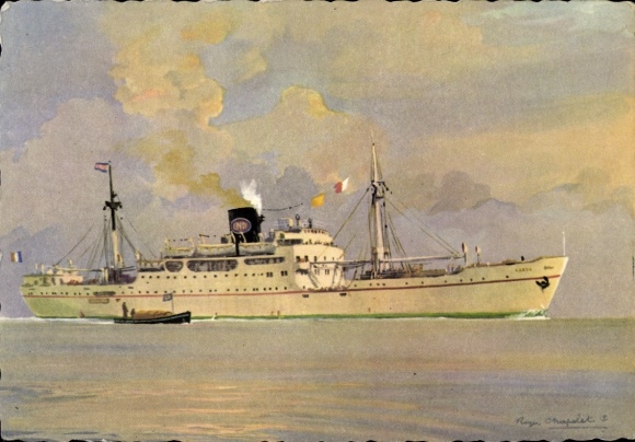Künstler Ak Dampfer Azrou, Compagnie de Navigation Paquet CNP