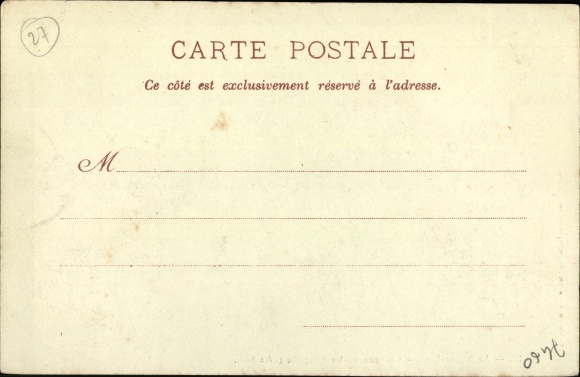 Postcard La Neuve Lyre Eure, Chateau de La Chapelle, Cote Sud