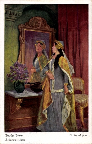 Artist Postcard Kubel, Otto, Fairy Tale Snow White