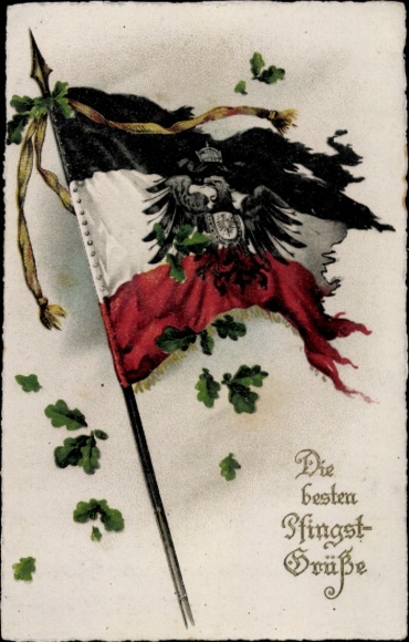 PC Congratulations Pentecost, flag, eagle, oak leaves