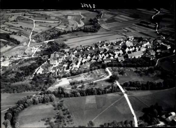 Photo Sickershausen Kitzingen in Mainfranken Bavaria, aerial photograph