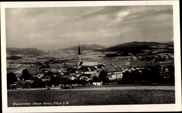 Ak Waldkirchen am Goldenen Steig Niederbayern, Panorama