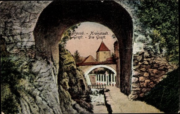 Ak Brașov Brassó Kronstadt Roemenië, Graft