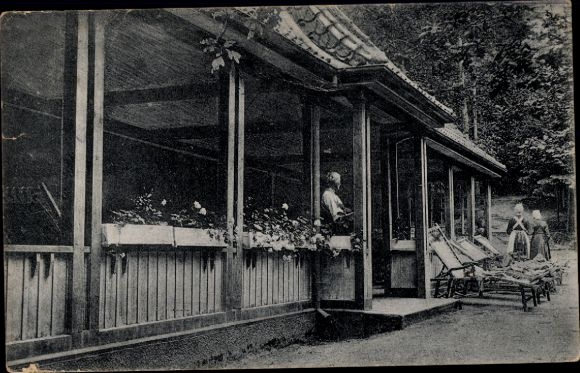 Postcard Boostedt in Holstein, convalescent home, lounge