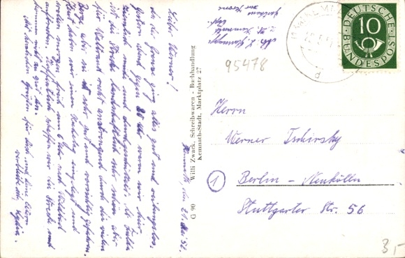 Postcard Kemnath in the Upper Palatinate, city views