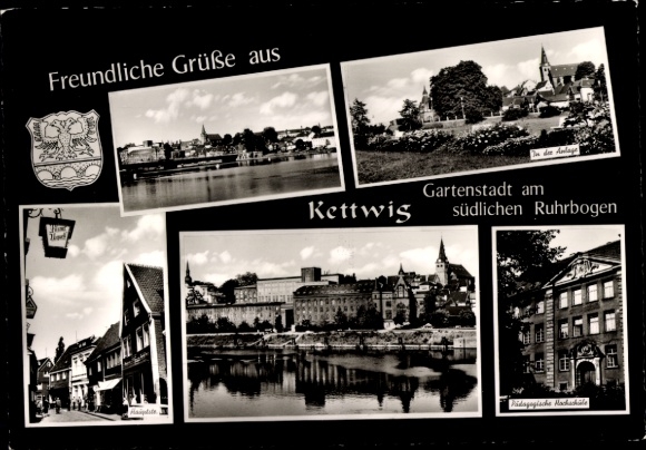 Ak Kettwig Essen im Ruhrgebiet, Anlagen, Stadtbild, Pädagogische Schule