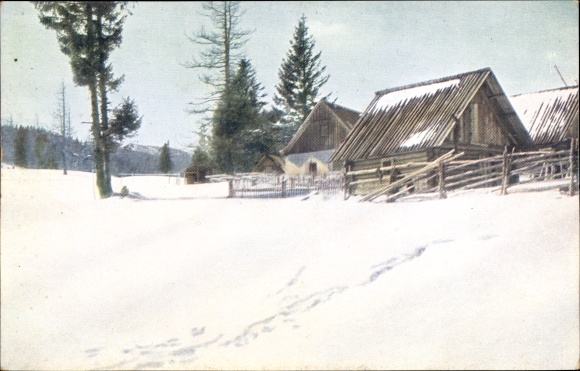Postcard Mönichkirchen in Niederösterreich, Mönichkirchner Schwaig, Winter