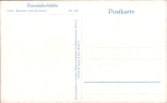 Postcard Admont Styria, Ennstaler Hut