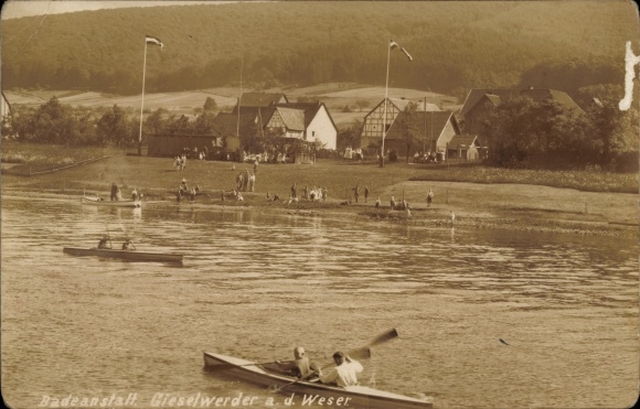 Zdjęcie Ak Gieselwerder na Oberweser Hessen, kąpielisko, kajaki