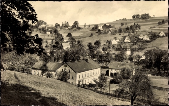 Postcard Dorfchemnitz near Sayda Central Saxony, Panorama