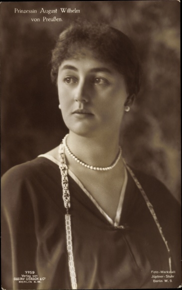 KP Princess August Wilhelm z Prus, Alexandra Viktoria of Schleswig-Holstein, Liersch 7759