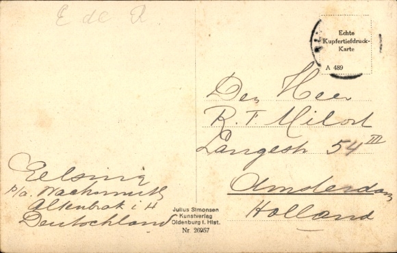 Postcard Altenbrak Thale in the Harz, general view