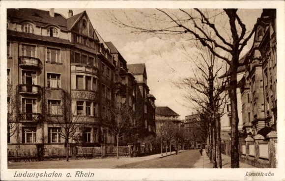 Ak Ludwigshafen am Rhein, Lisztstraße