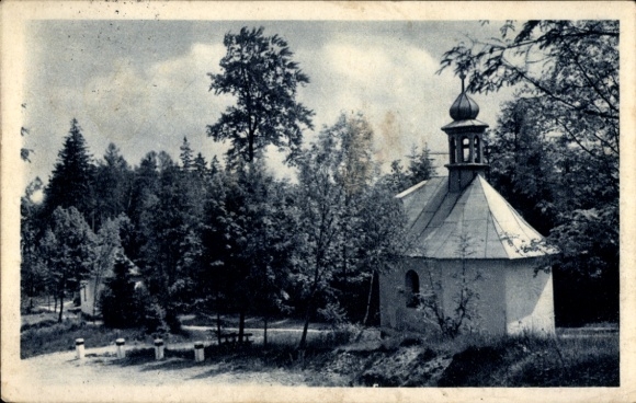 Ak Ústí nad Orlicí Wildenschwert Region Pardubice, Kapelle