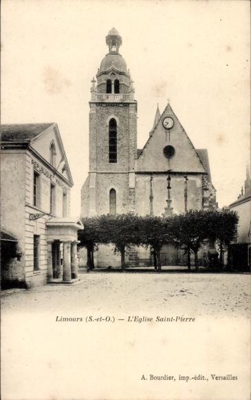 Ak Limours Essonne, Eglise Saint-Pierre
