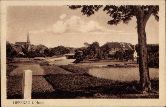 PC Liebenau in Lower Saxony, town view