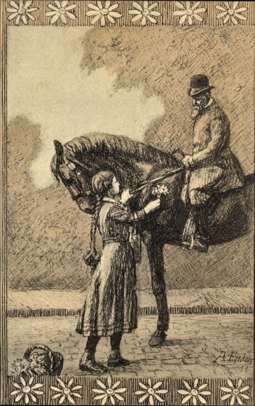 Artist PC Enders, A., Plauen im Vogtland, Margaret Day 1911, horse