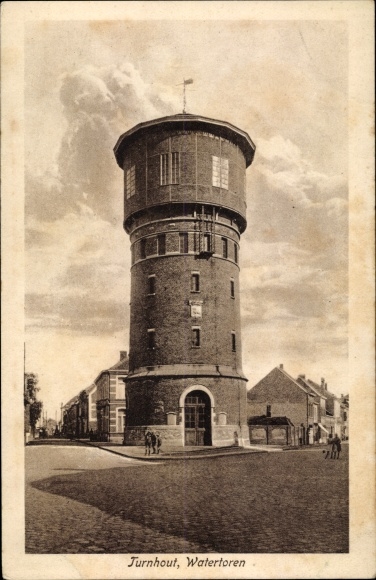 Postcard Turnhout Flandern Antwerp, Water Tower, Wasserturm