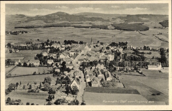 Postcard Kemnath in the Upper Palatinate, aerial photograph