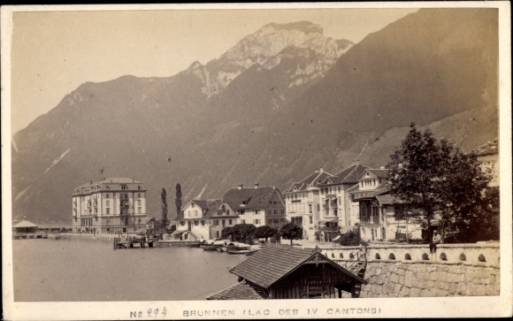 CDV fountain Kt. Schwyz Switzerland, partial view