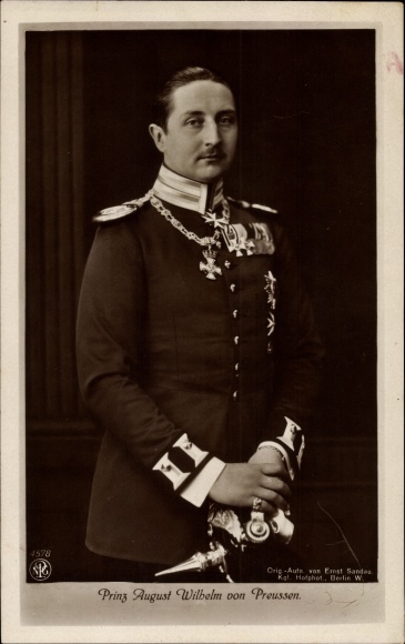 Postcard Prince August Wilhelm of Prussia, NPG 4578