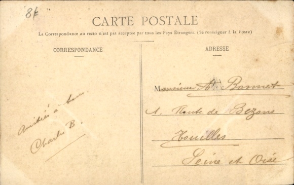 Postcard Barnave Drôme, Ruines du Chateau