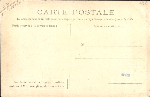 Postcard Ouistreham Riva Bella Calvados, Property La Redoute
