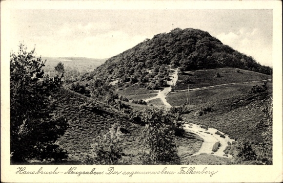 Postcard Hamburg Harburg Neugraben, Falkenberg