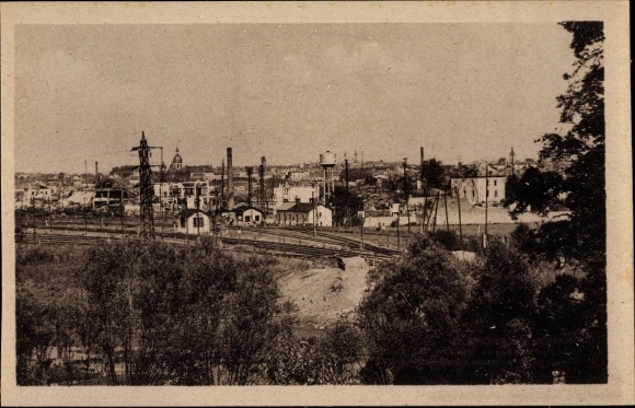 Postcard Chalon sur Saône Saône et Loire, California District, destroyed by the 1944 explosion, II WK