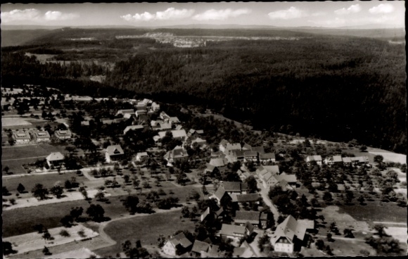 Postcard Monakam Bad Liebenzell in the Black Forest, aerial photograph