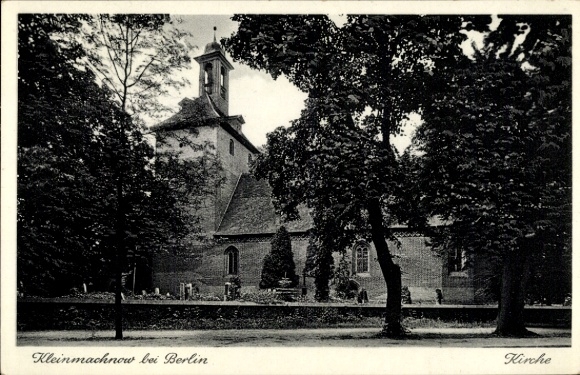 Postcard Kleinmachnow in Brandenburg, Church