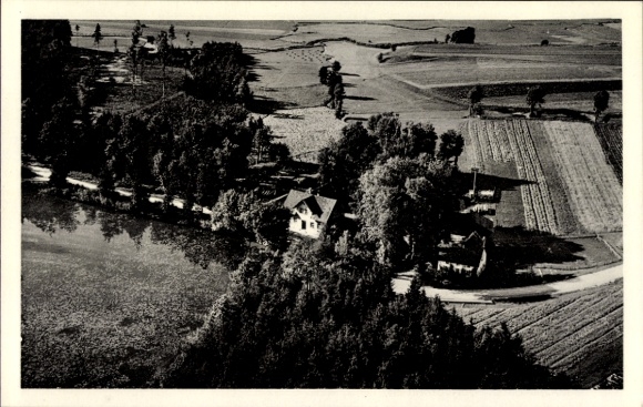 Ak Wilburgstetten in Midden-Franken, Restaurant zur Höllenmühle, Panorama