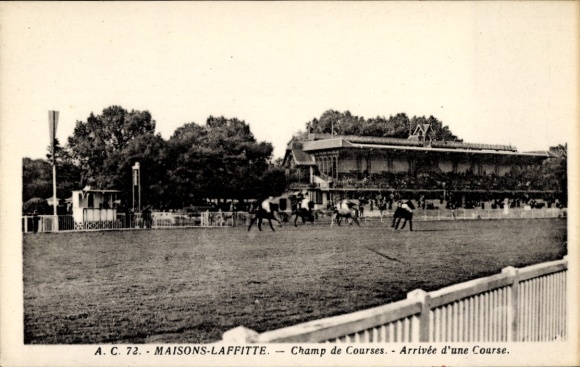 Ak Maisons Laffitte Yvelines, Champ de Courses
